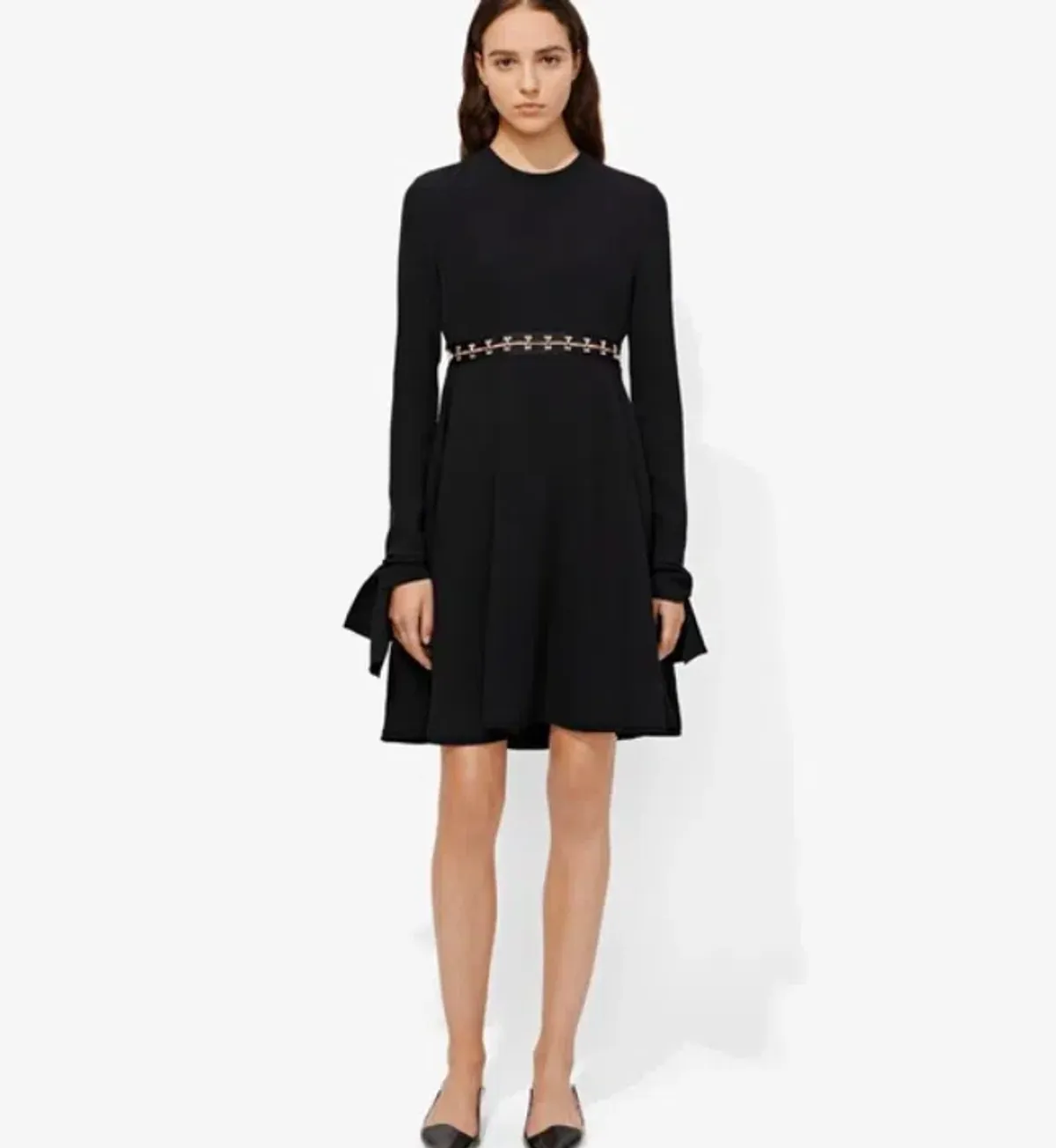 Proenza Schouler Hook And Eye Dress Black Size AU 8 - Image 1