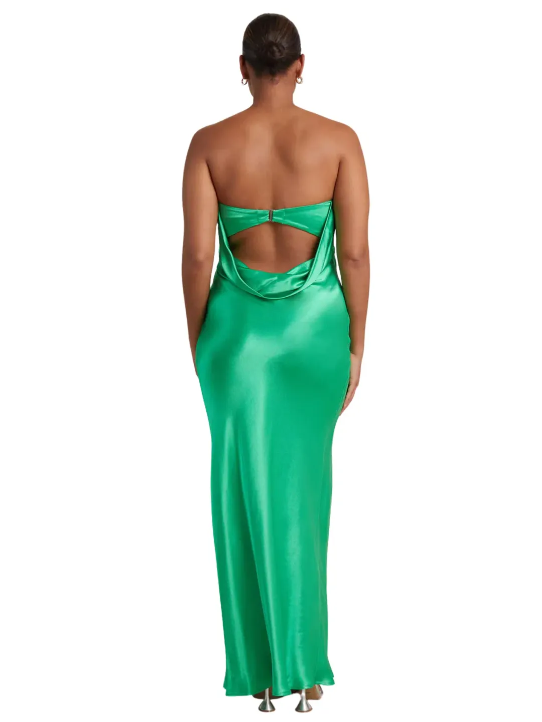 Bec & Bridge Moon Dance Strapless Dress Emerald Size AU 6  for rent on The Volte - main image