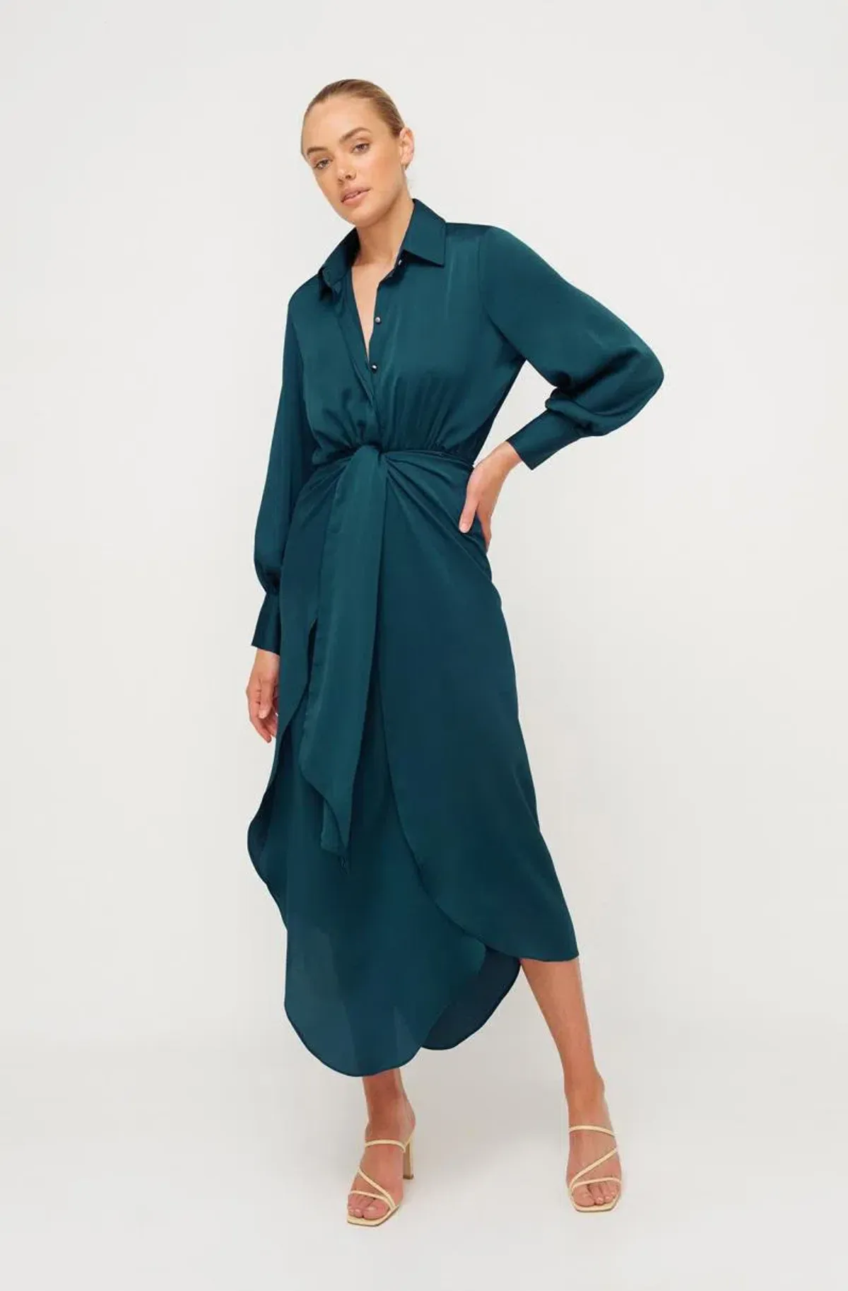 Sheike Hemisphere Midi Dress Blue Size 8 / S - Image 2