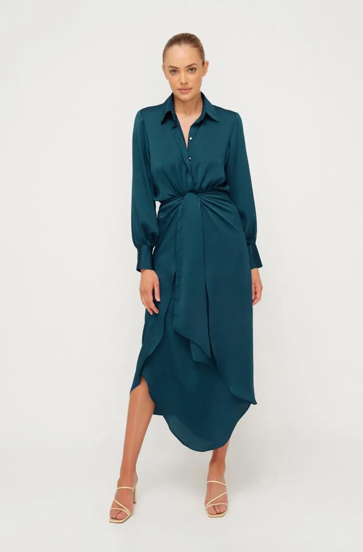 Sheike Hemisphere Midi Dress Blue Size 8 / S - Image 1