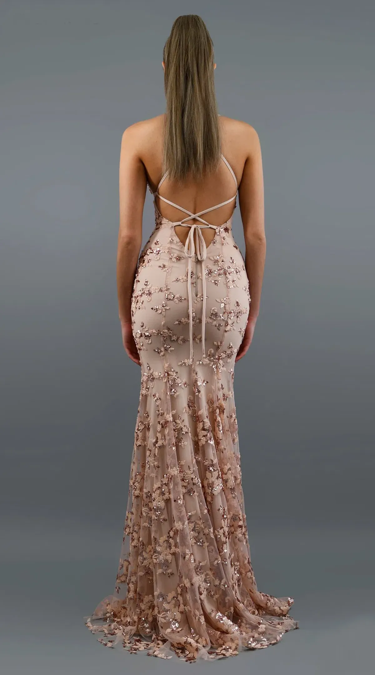 Studio Minc Rose Gold Jadore Dress Size 0/AU 8 - Image 2