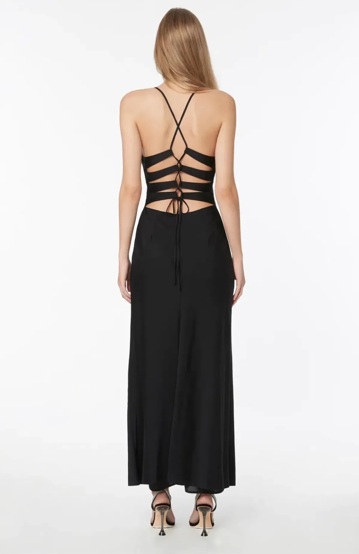 Manning Cartell Time To Shine Slip Dress Black Size AU 10 - Image 3