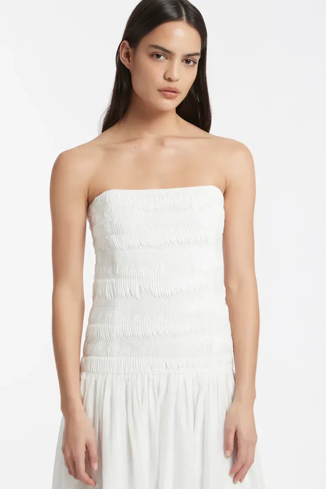 Sir The Label Xanthe Dress Ivory White Size 1 / AU 8 for rent on The Volte - main image