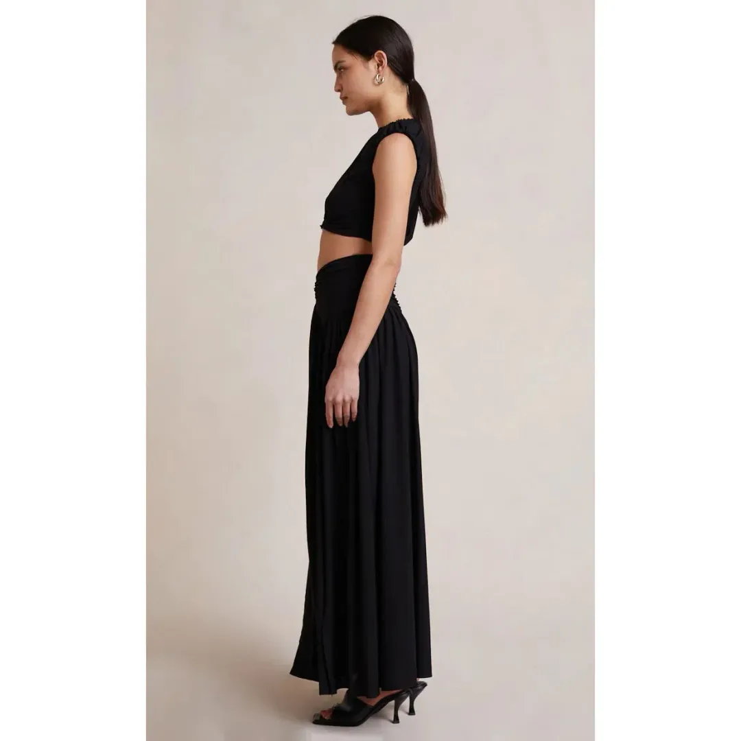 Bec & Bridge Minx Top & Maxi Skirt Black Size AU 6 for rent on The Volte - main image