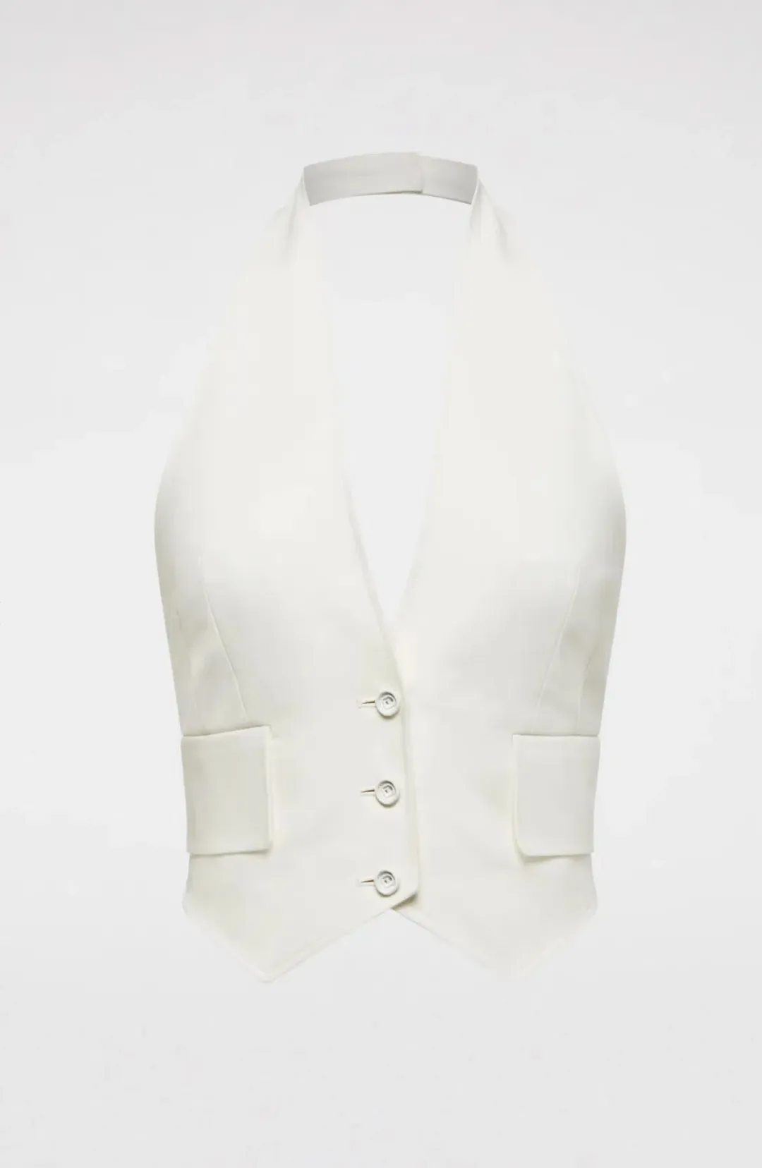 Scanlan Theodore Double Cotton Waistcoat and Trousers Set Alabaster Size 8  for rent on The Volte - main image