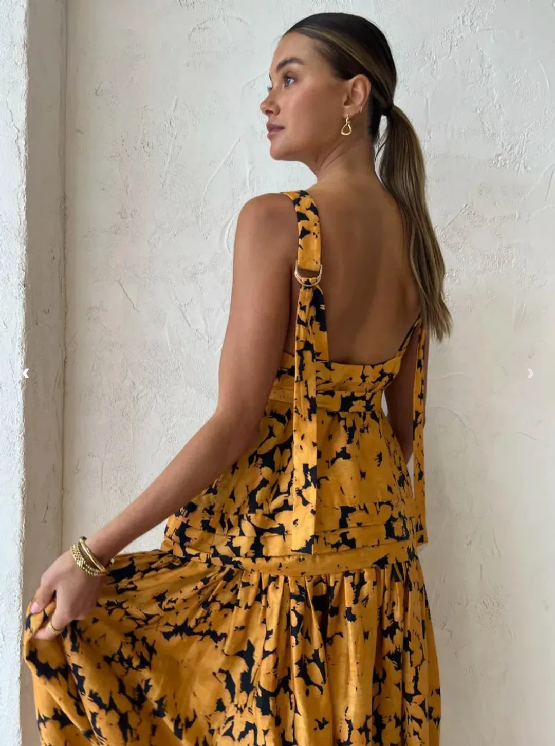 ACLER Astoria Dress in Night Garden Size 10 for rent on The Volte - main image