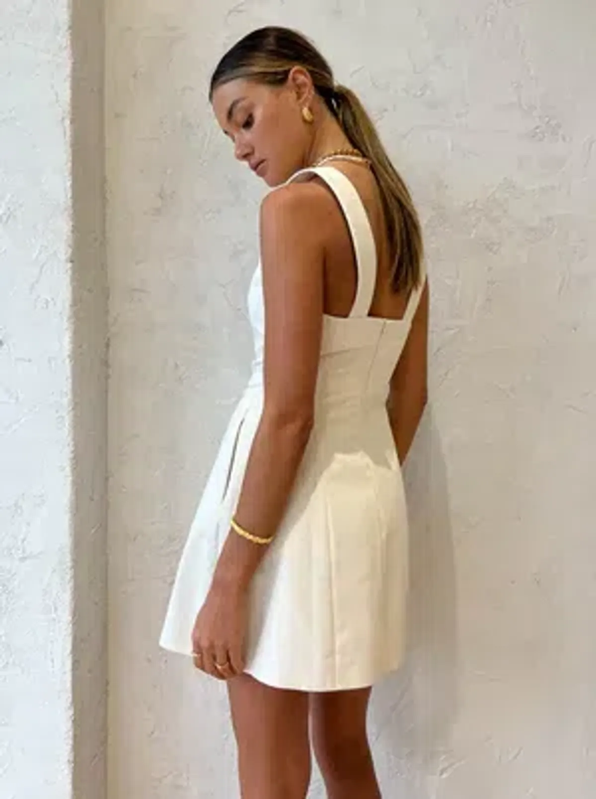 Anna Quan Riona Mini Dress Cream Size 12  - Image 6