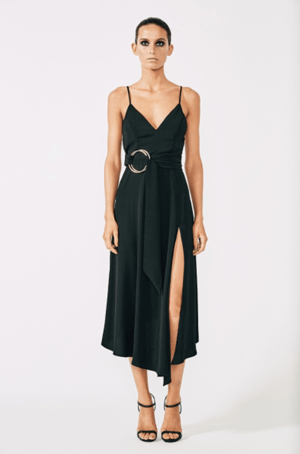 SHONA JOY Voltaire Cocktail Dress | Colour: Black - Image 1