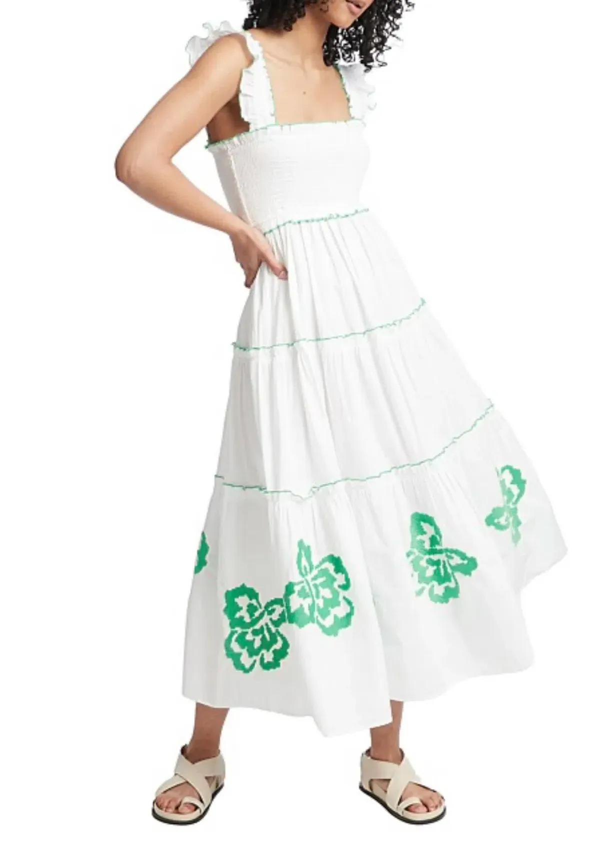 Steele Aura Sleeveless Maxi Dress in Flora Size S - Image 1