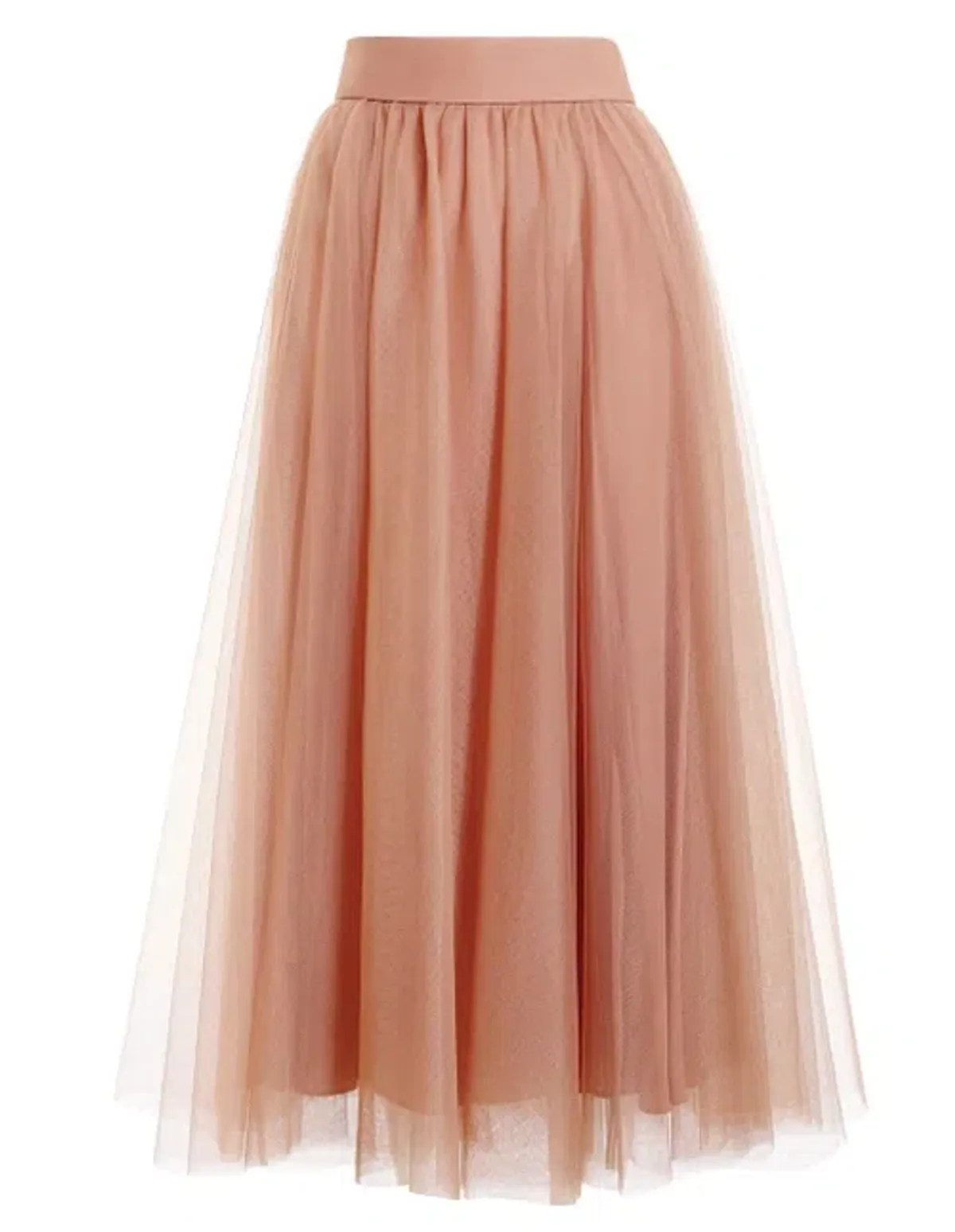 Zimmermann Tulle Midi Skirt Lipstick Size 3/Au 14 - Image 3