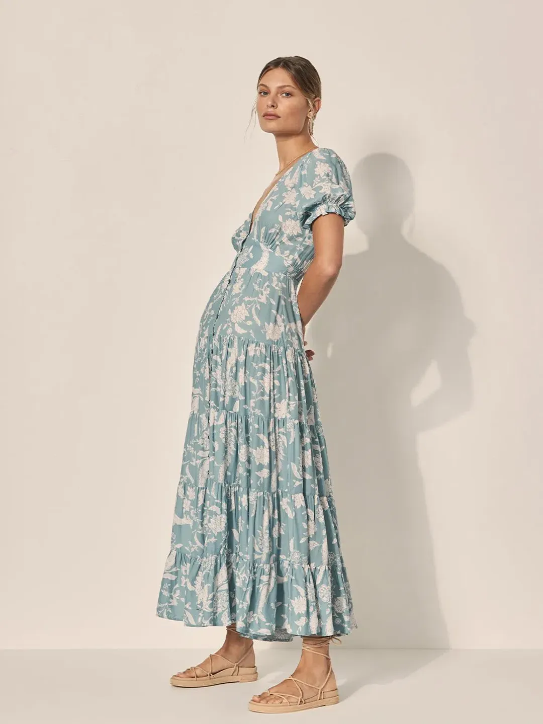 Kivari Mavi Maxi Dress Floral Size 8 for rent on The Volte - main image