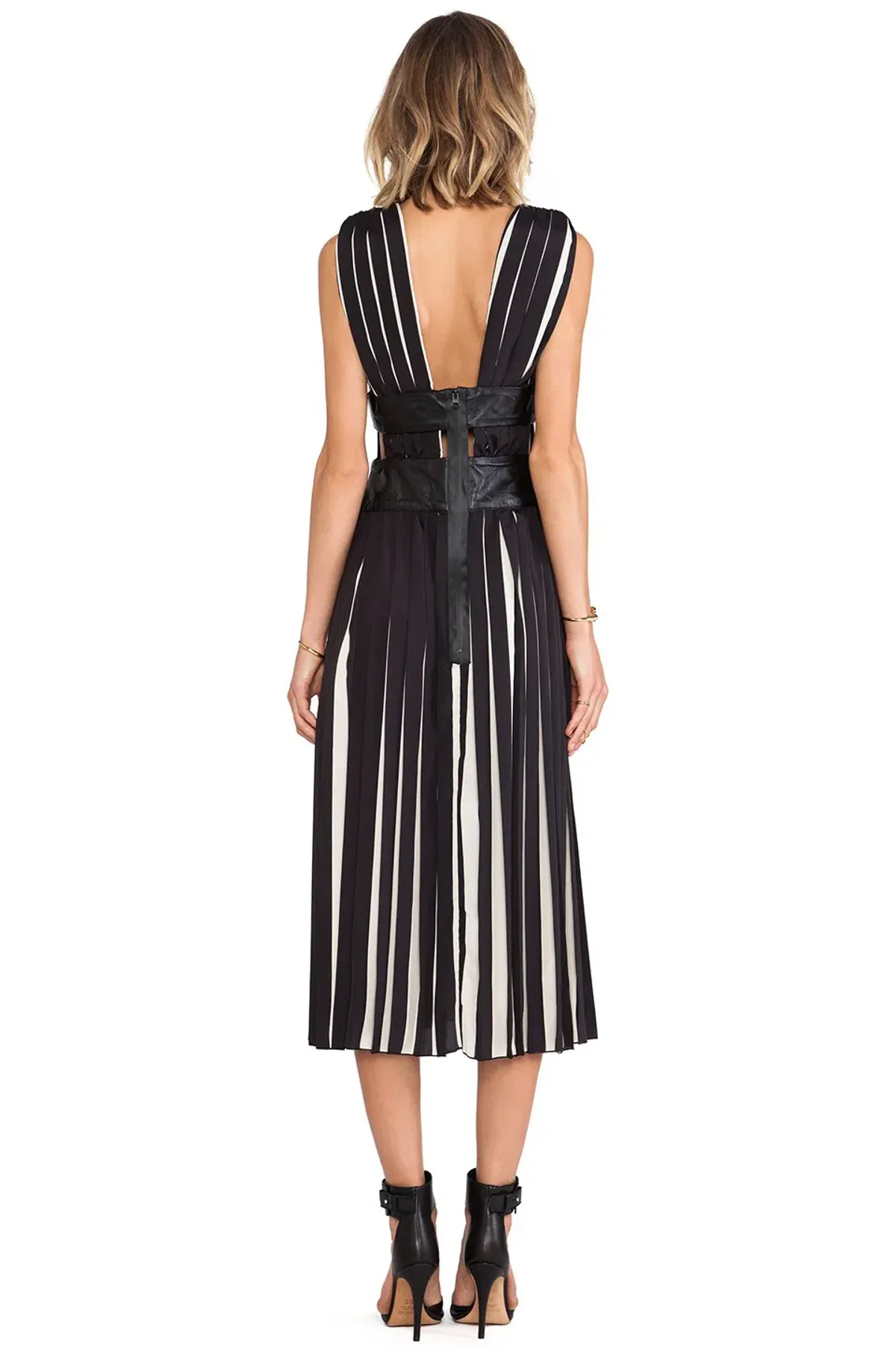 Shakuhachi Pleats Please Dress Black Size 6 - Image 3