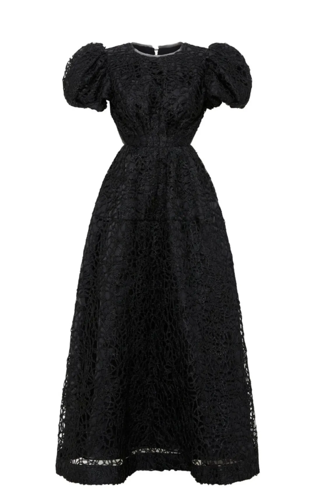 Aje Patina Lace Midi Dress Black Size 8 for rent on The Volte - main image