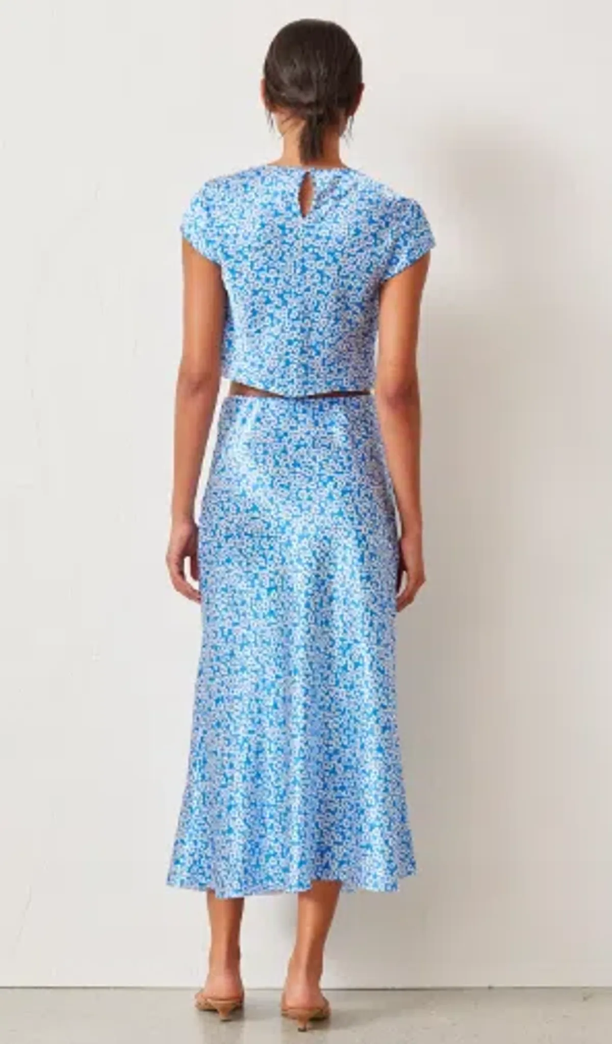 Bec & Bridge Alizee Top and Skirt Set Blue Size 10 - Image 3