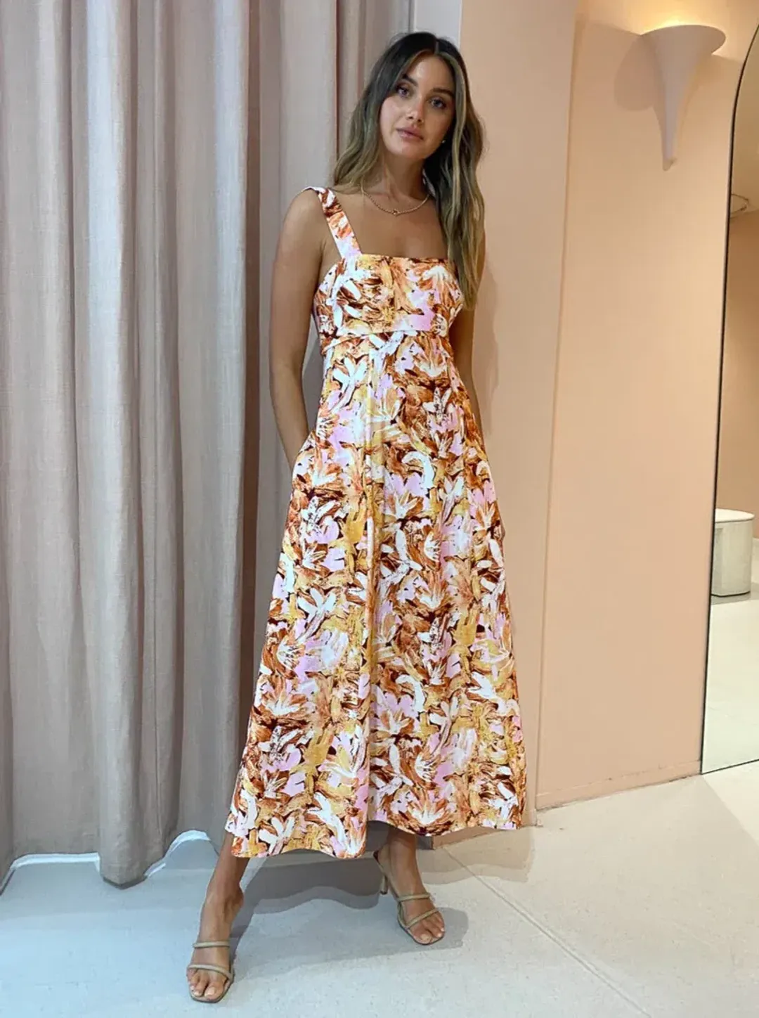 Acler Withington Dress in Lilac Blush Size 10  for rent on The Volte - main image