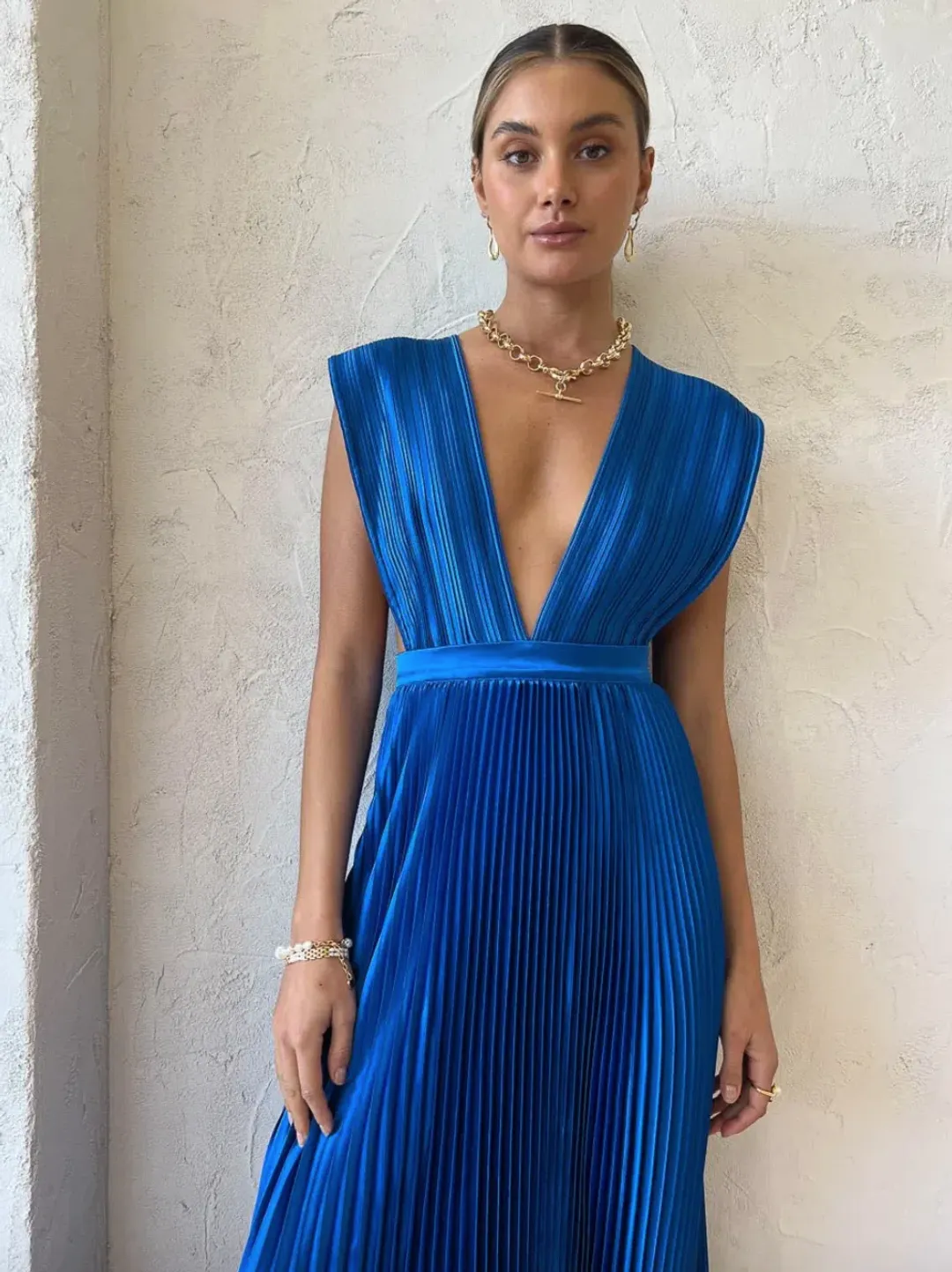 L'idée Gala Gown Moroccan Blue Size AU 14 for rent on The Volte - main image