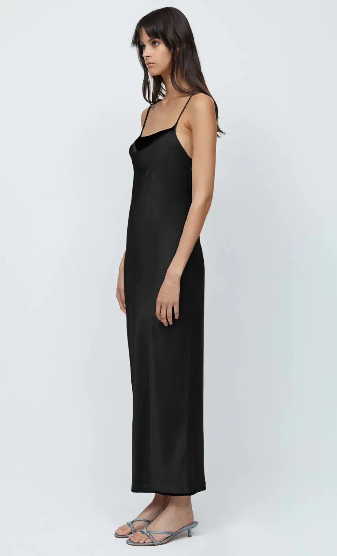Bec & Bridge Helena Silk Strappy Dress Black Size AU 10 for rent on The Volte - main image