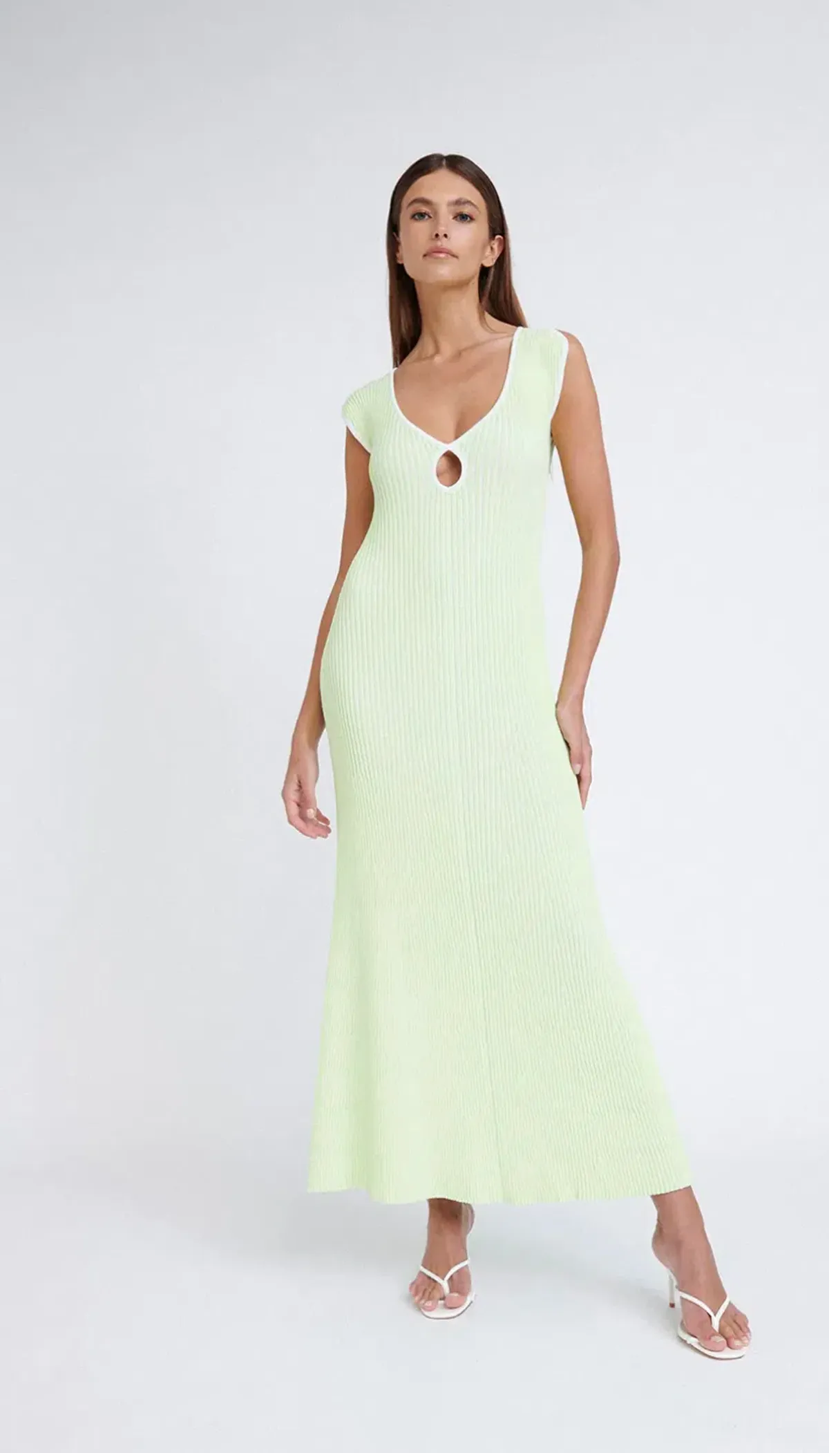 By Johnny Lara Ribbed Knit Dress Mint Size 14 / XL - Image 1