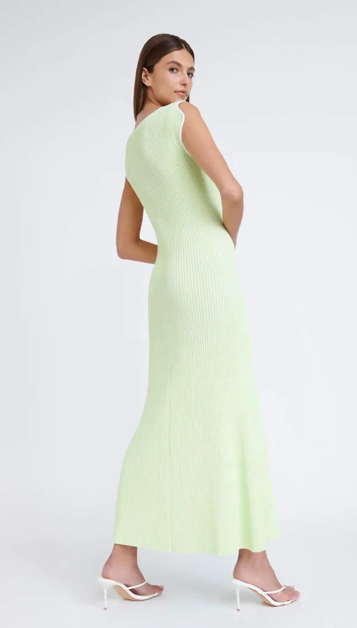 By Johnny Lara Ribbed Knit Dress Mint Size 14 / XL - Image 3