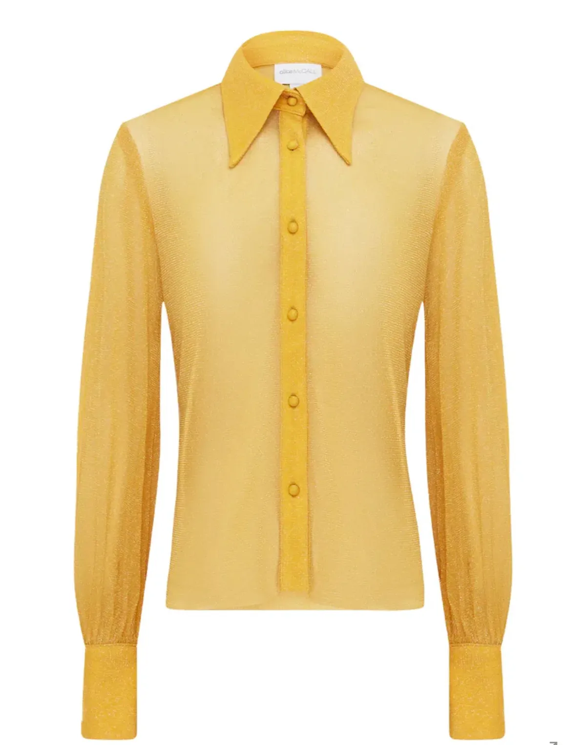 Alice McCall Elodie Top and Pants Set Yellow Size 10 - Image 4