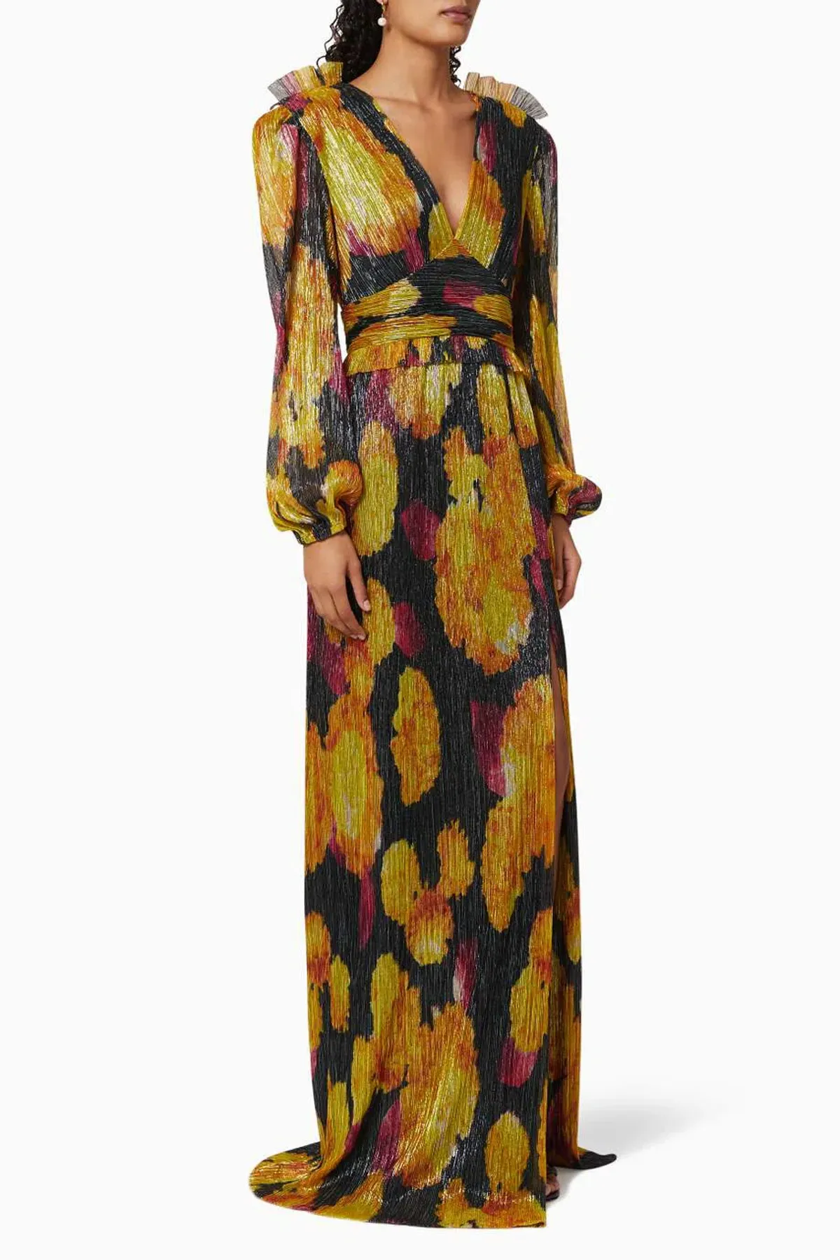 Rebecca Vallance Astoria Long Sleeve Gown Multi Size 10 - Image 1