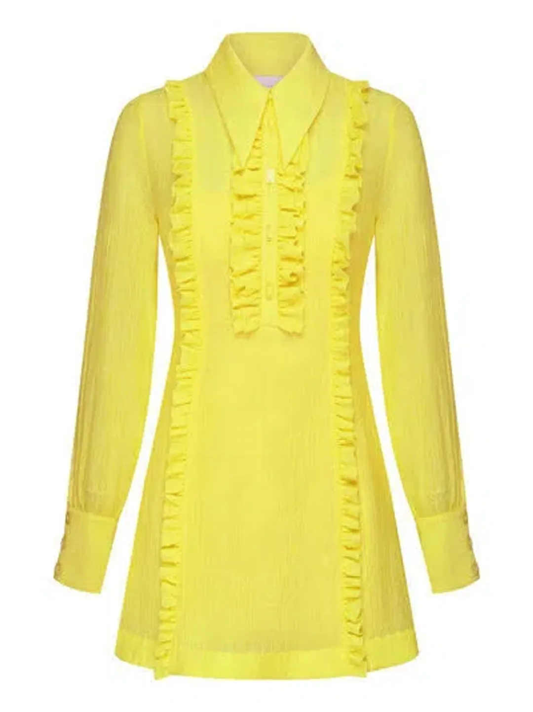 Alice McCall Lover Girl Mini Dress Yellow Size 8 for rent on The Volte - main image