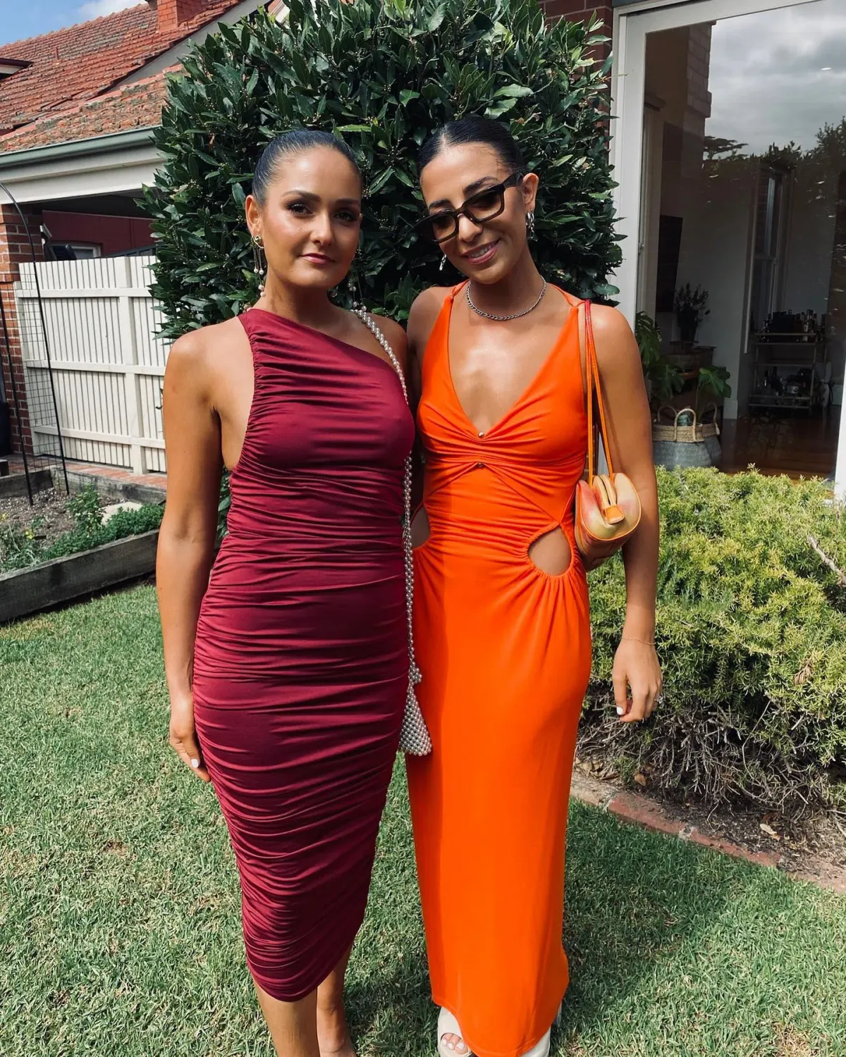 Dion Lee Rivet Cut Out Dress Flame Size 4 - Image 1