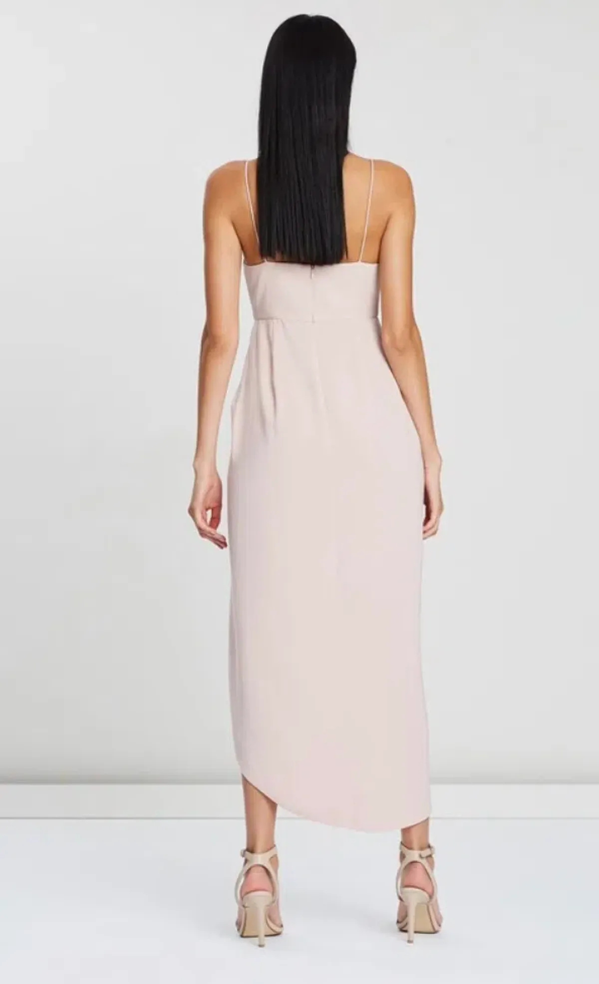 Shona Joy Core Cocktail Draped Maxi Dress in Ballet Size 8 - Image 2