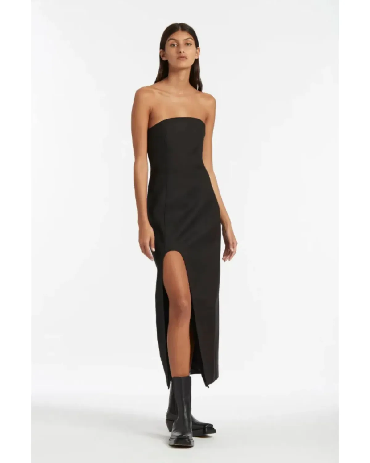 Sir The Label Marco Strapless Dress Black Size 2 / AU 10 - Image 1