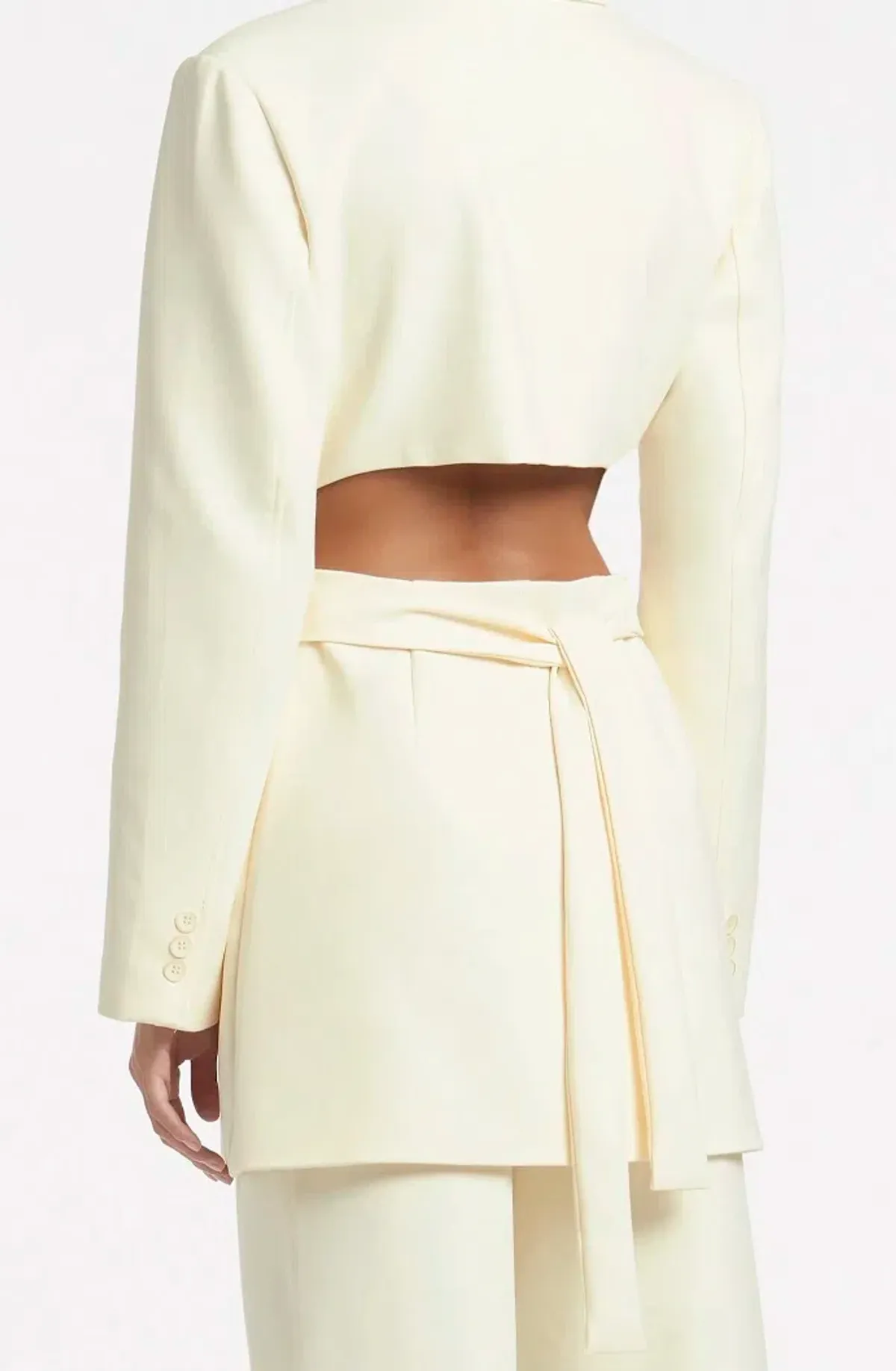 Sir the Label Marco Tailored Mini Blazer Dress Yellow Size 3 / AU 12 - Image 4