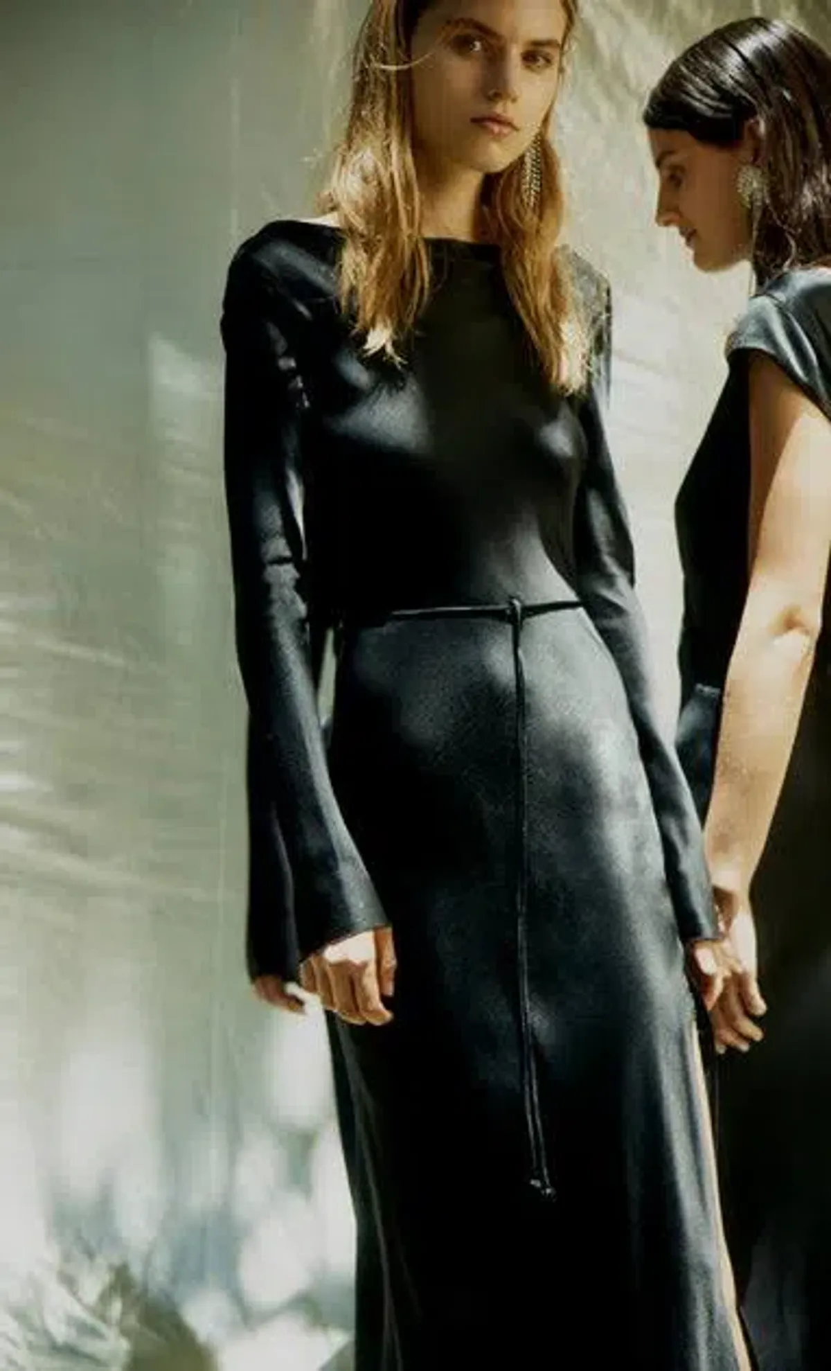 Bec & Bridge Long Sleeve Moondance Dress Maxi Black Size AU 12 - Image 6