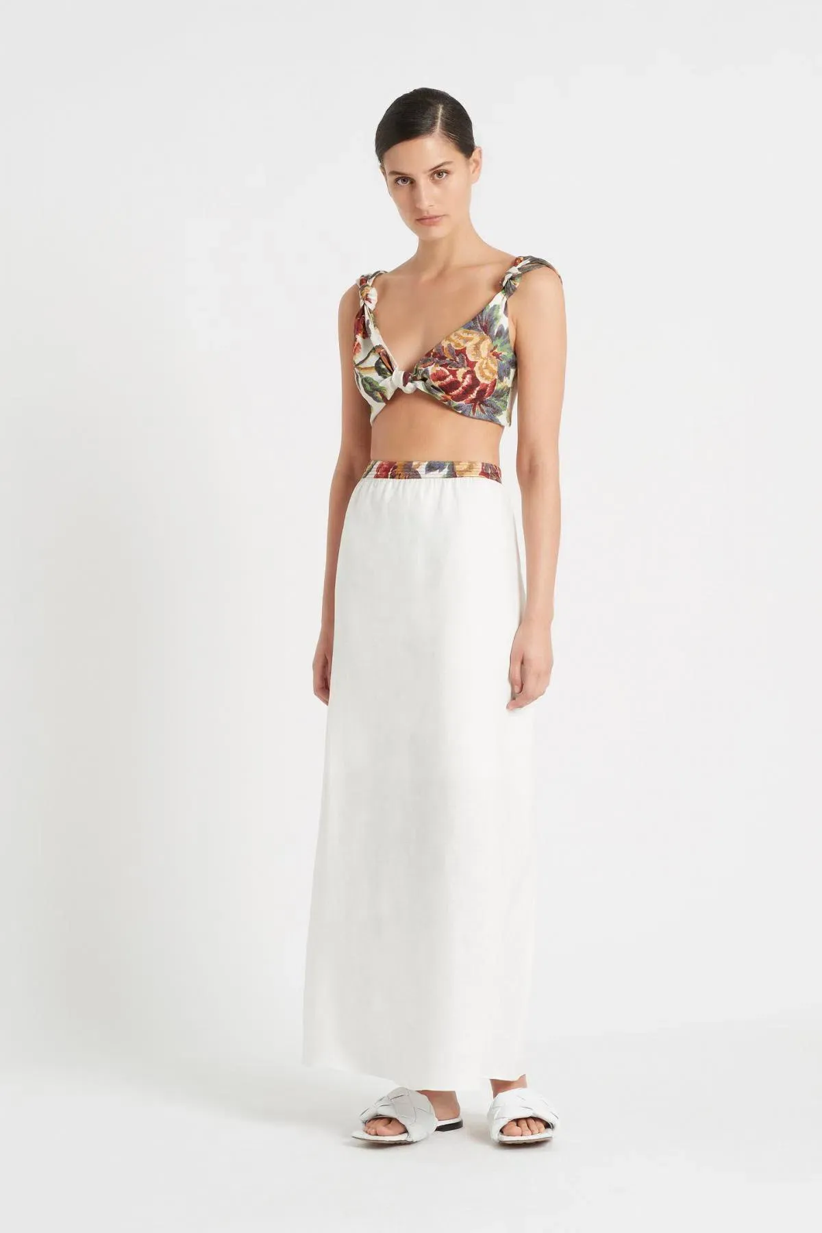 Sir The Label Ambroise Top & Skirt White Size AU 8 - Image 1