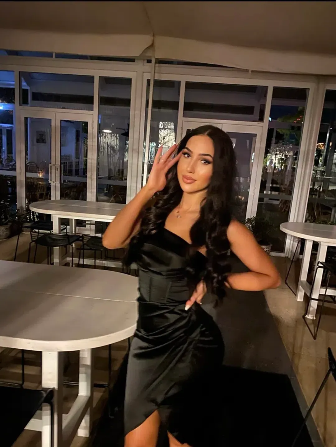 Runaway Goddess Mika Dress Black Size AU 8 for rent on The Volte - main image