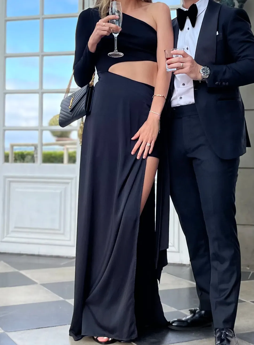 Lovers & Friends Amelie Gown Black Size AU 8 for rent on The Volte - main image