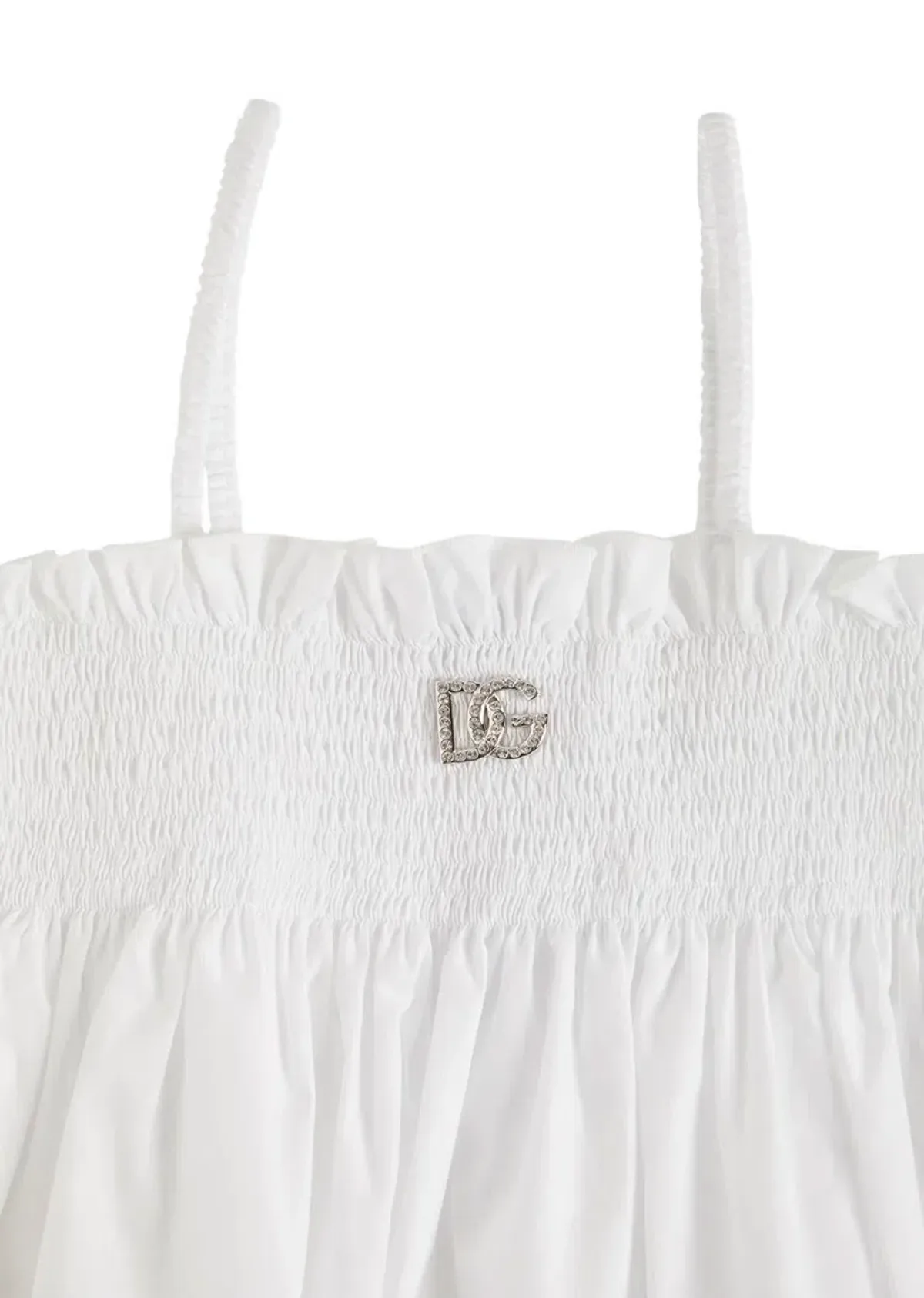 Dolce & Gabbana Cotton Poplin Dress White Size 5 - Image 3