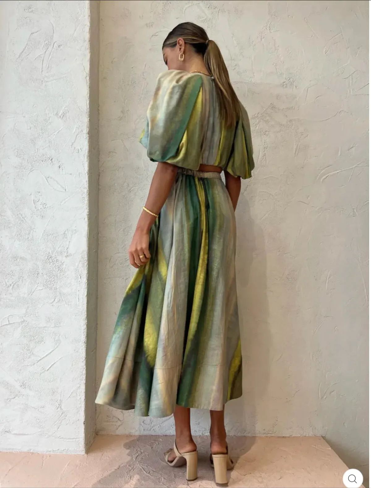 Acler Cumberland Top And Skirt Set Print Size 6 - Image 2