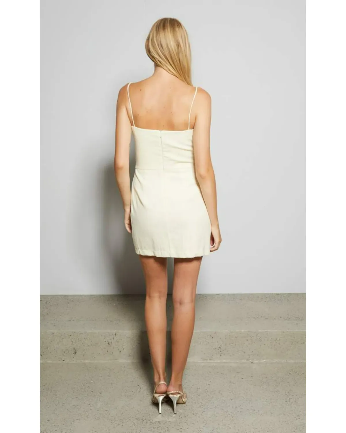 Bec & Bridge Ana Mini Dress Butter Size AU 6 - Image 2