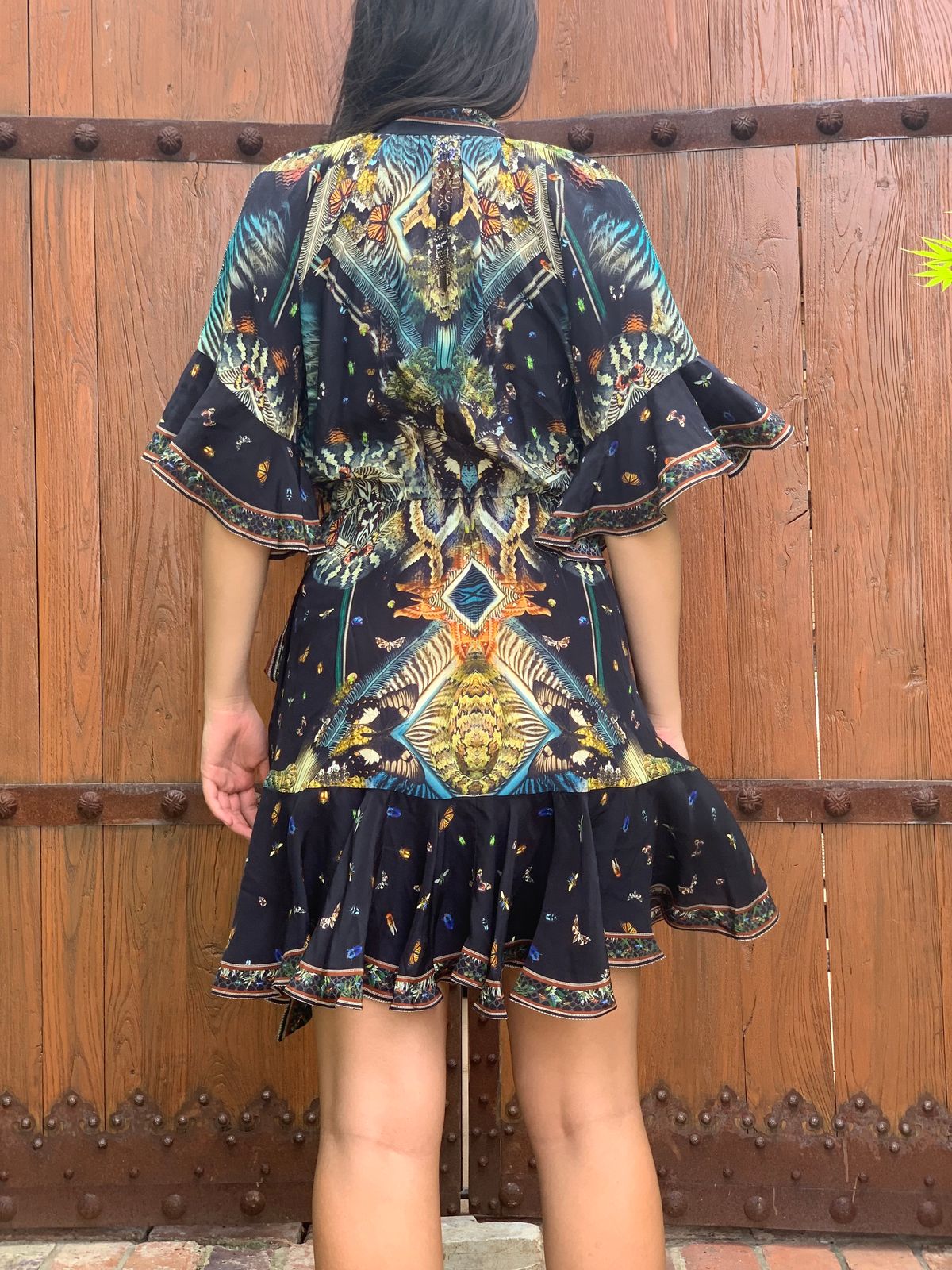 Camilla Maternal Instinct Wrap dress w raglan sleeve size small - Image 2