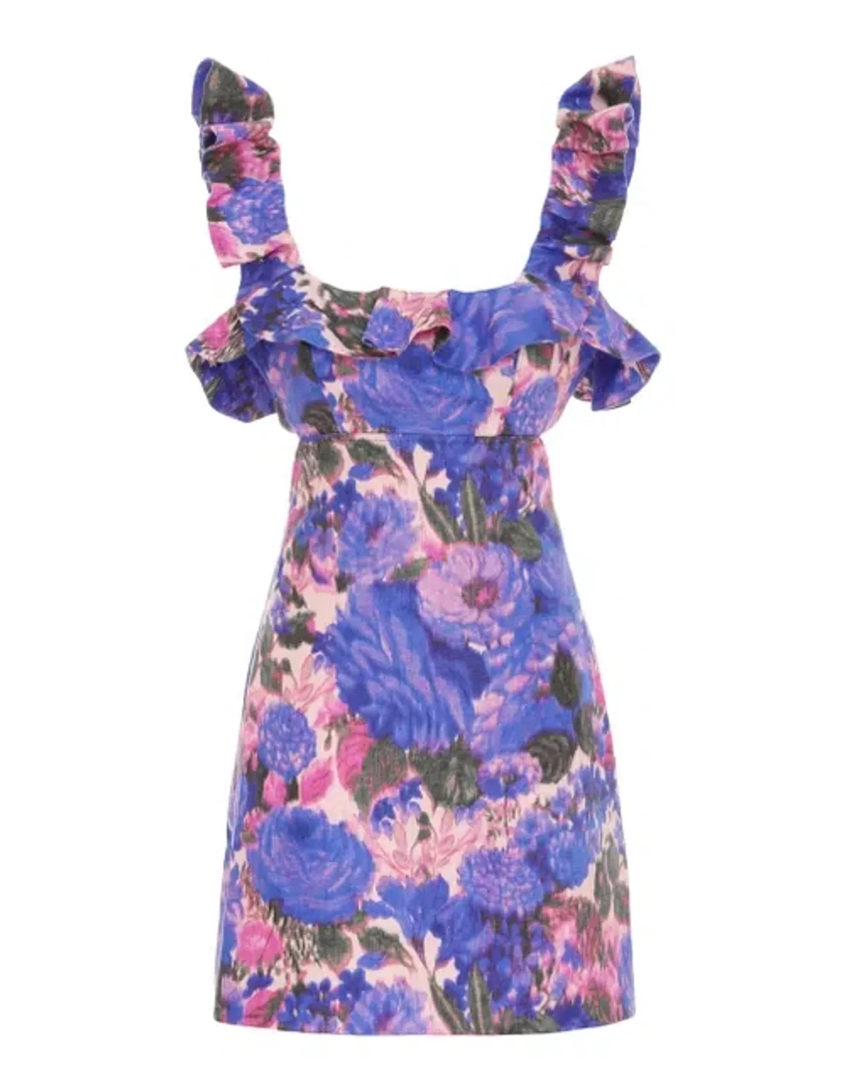 Zimmermann High Tide Frilled Mini Dress Floral Size 1 / Au 10 - Image 5