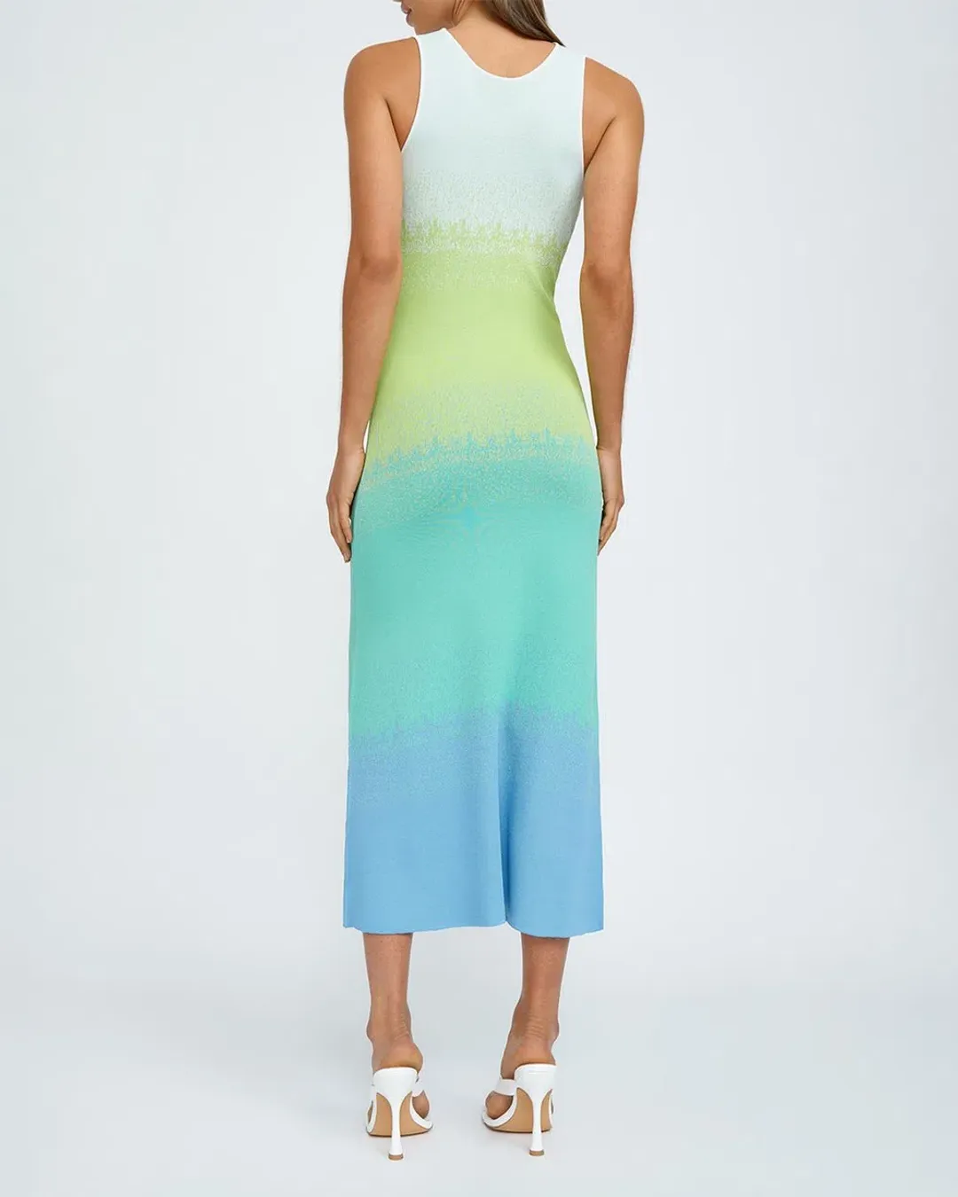 By Johnny Amina Ombré Knit Midi Dress Multi Size 10 / M for rent on The Volte - main image