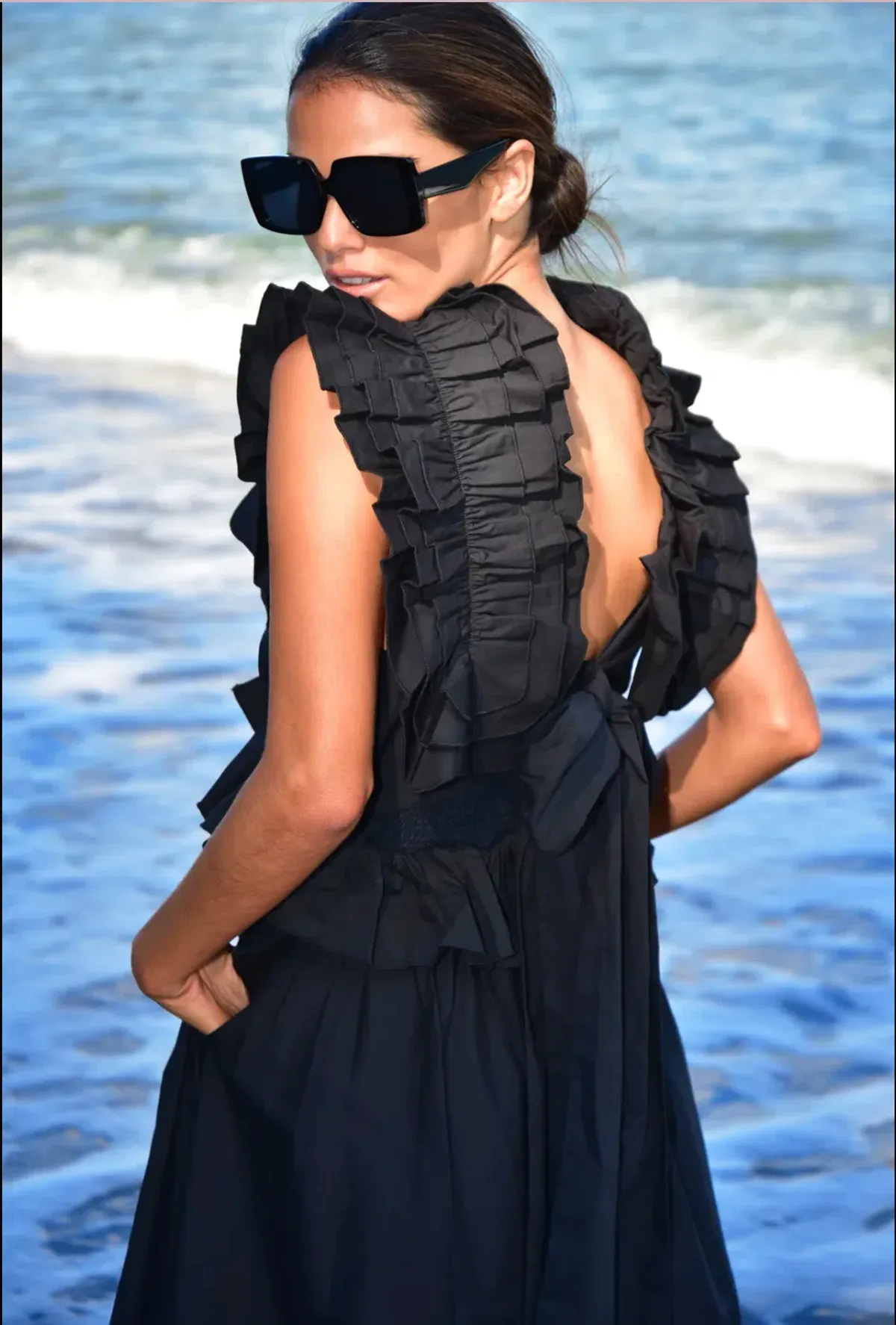 Trelise Cooper Got the Frills for You Black Size 10 - Image 3