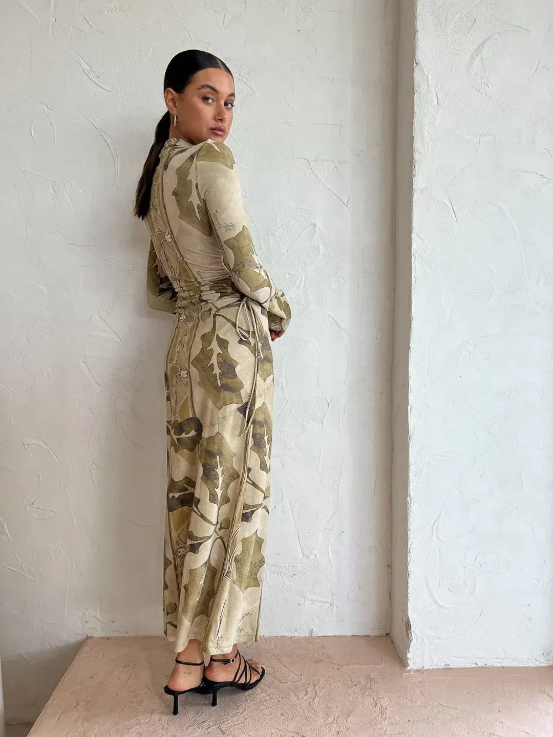 Camilla and Marc Kyha Midi Dress Print Size 8 for rent on The Volte - main image