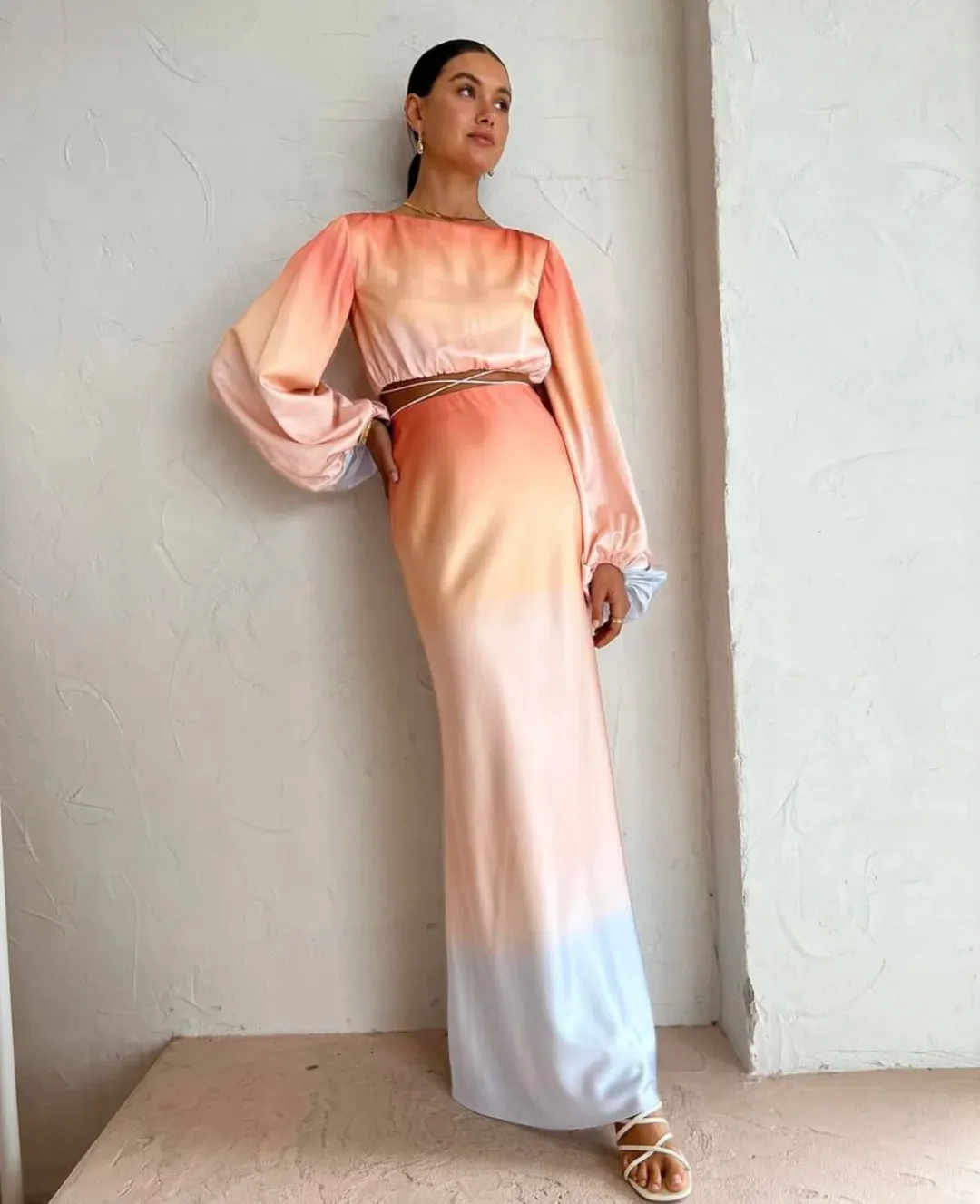 Significant Other Karli Top and Skirt Set in Horizon Multi Size 8 for rent on The Volte - main image