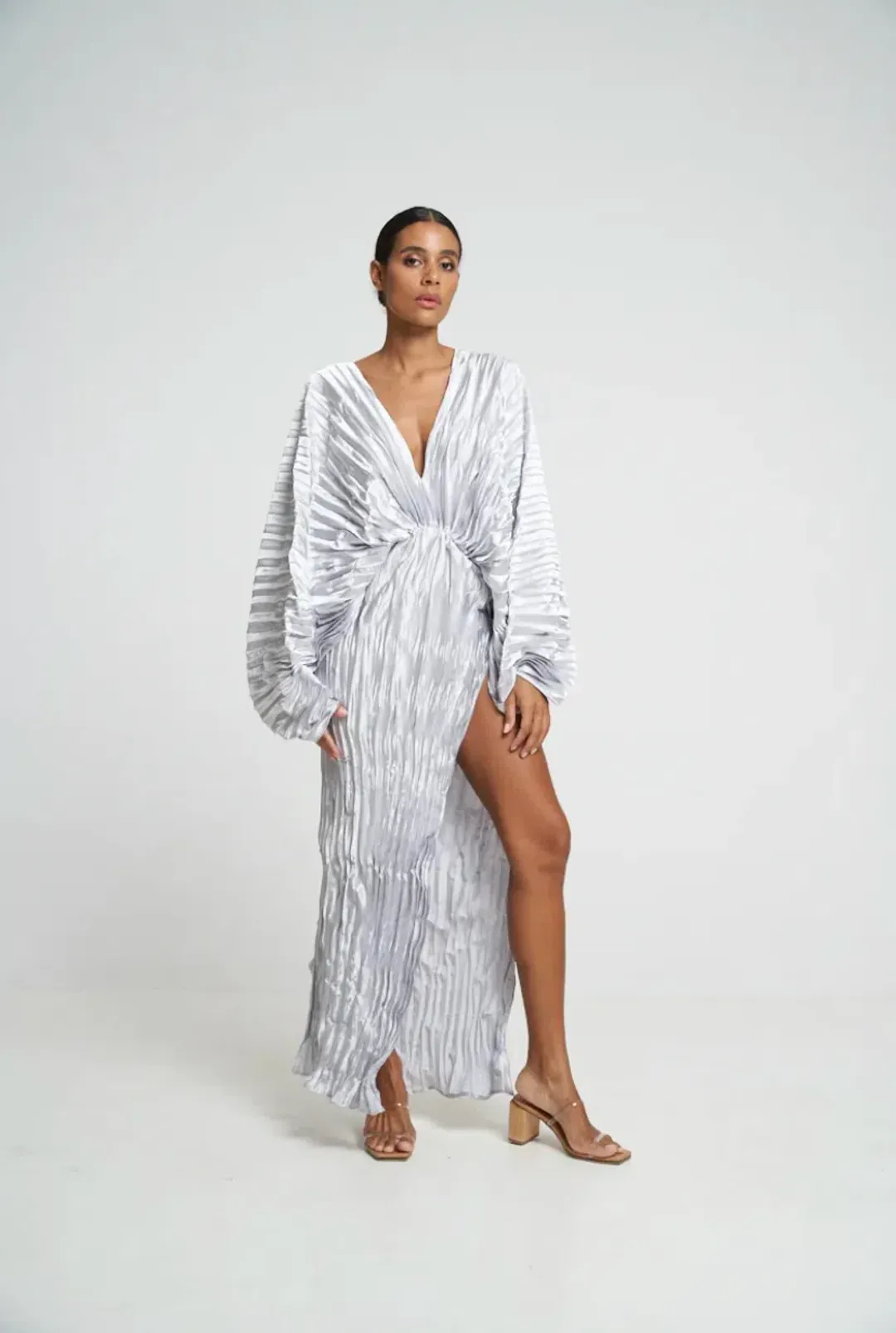 L'idee De Luxe Gown in Metallic Size AU 8 for rent on The Volte - main image