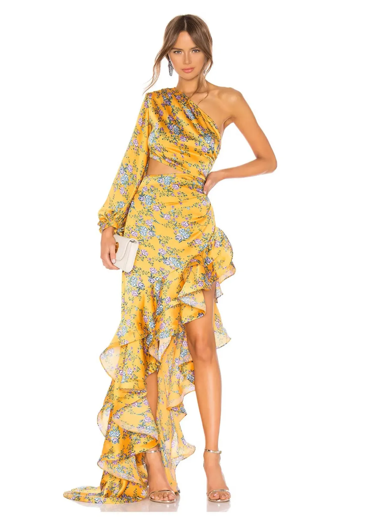 Bronx & Banco Hanna Gown Floral Size 8 for rent on The Volte - main image