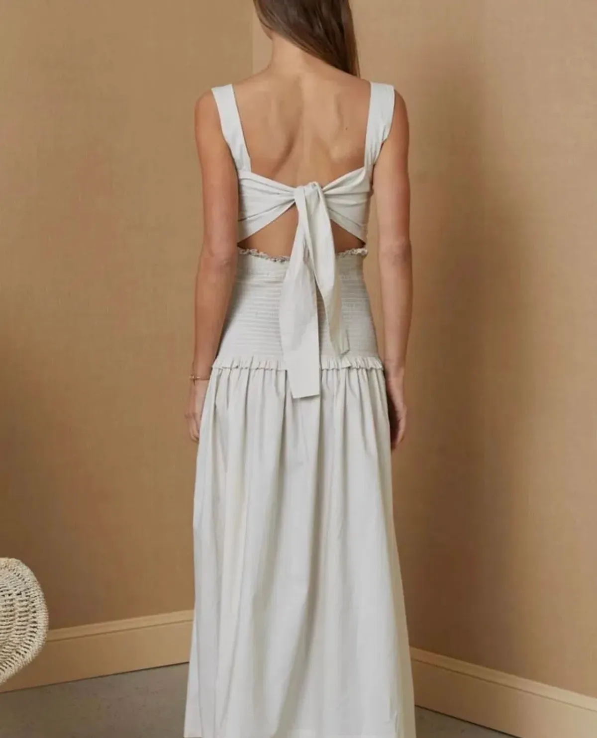 Bec & Bridge Minou Midi Dress in Pumice Size 10 - Image 2