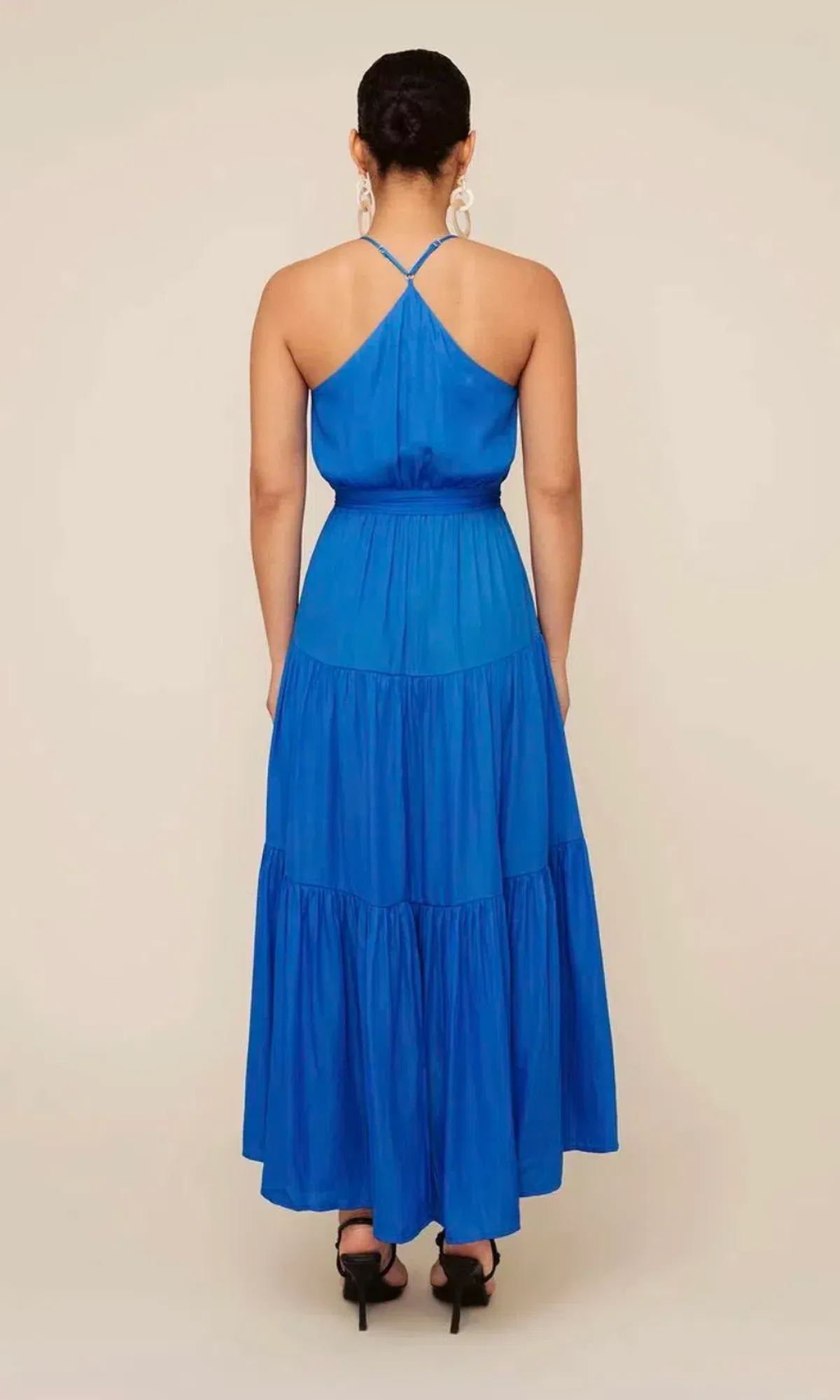 Sheike Sirocco Maxi Dress Cobalt Blue Size 6 - Image 2
