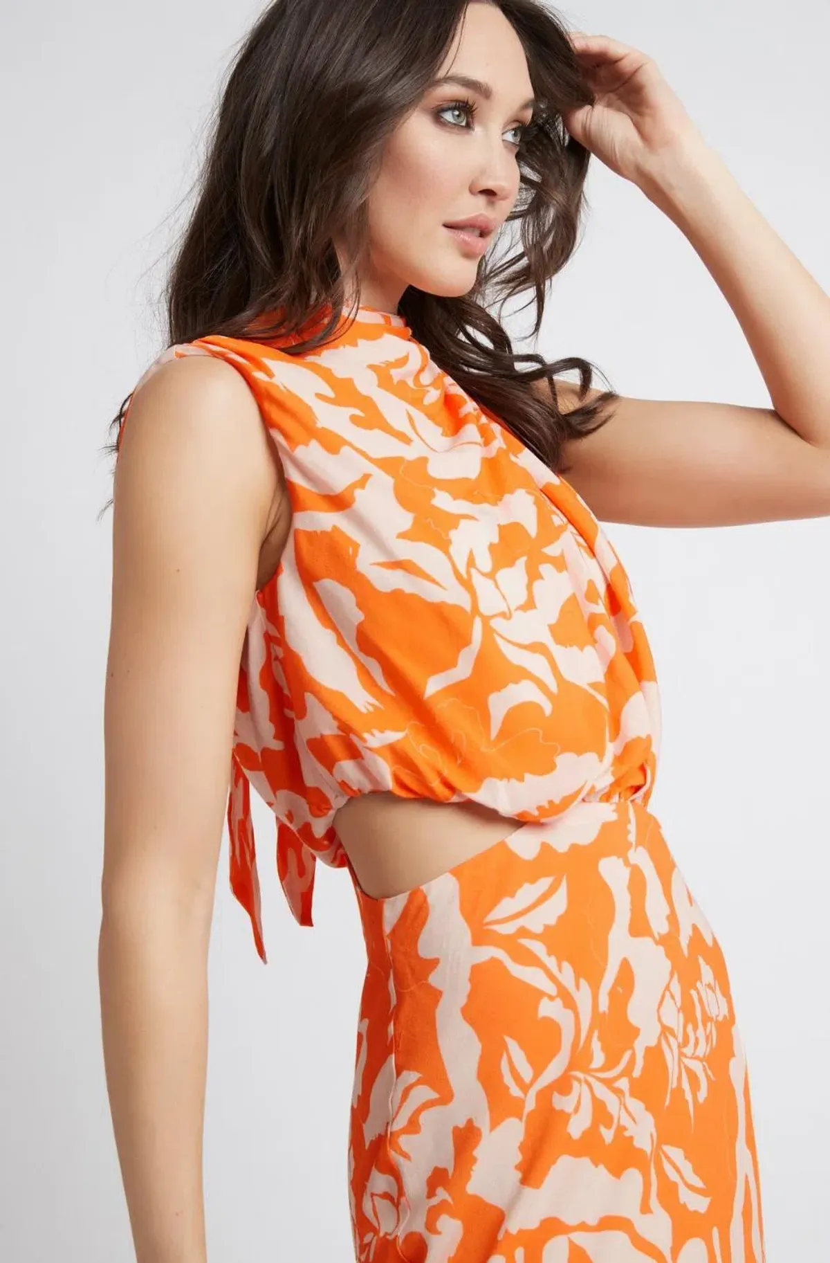 Sheike Florida Dress Orange Size 8 - Image 1