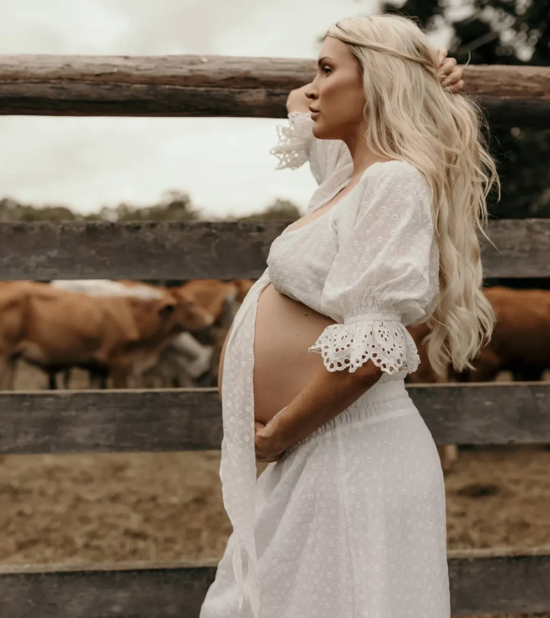 Spell & The Gypsy Daisy Chain Two Piece Set White Size S / AU 8 for rent on The Volte - main image