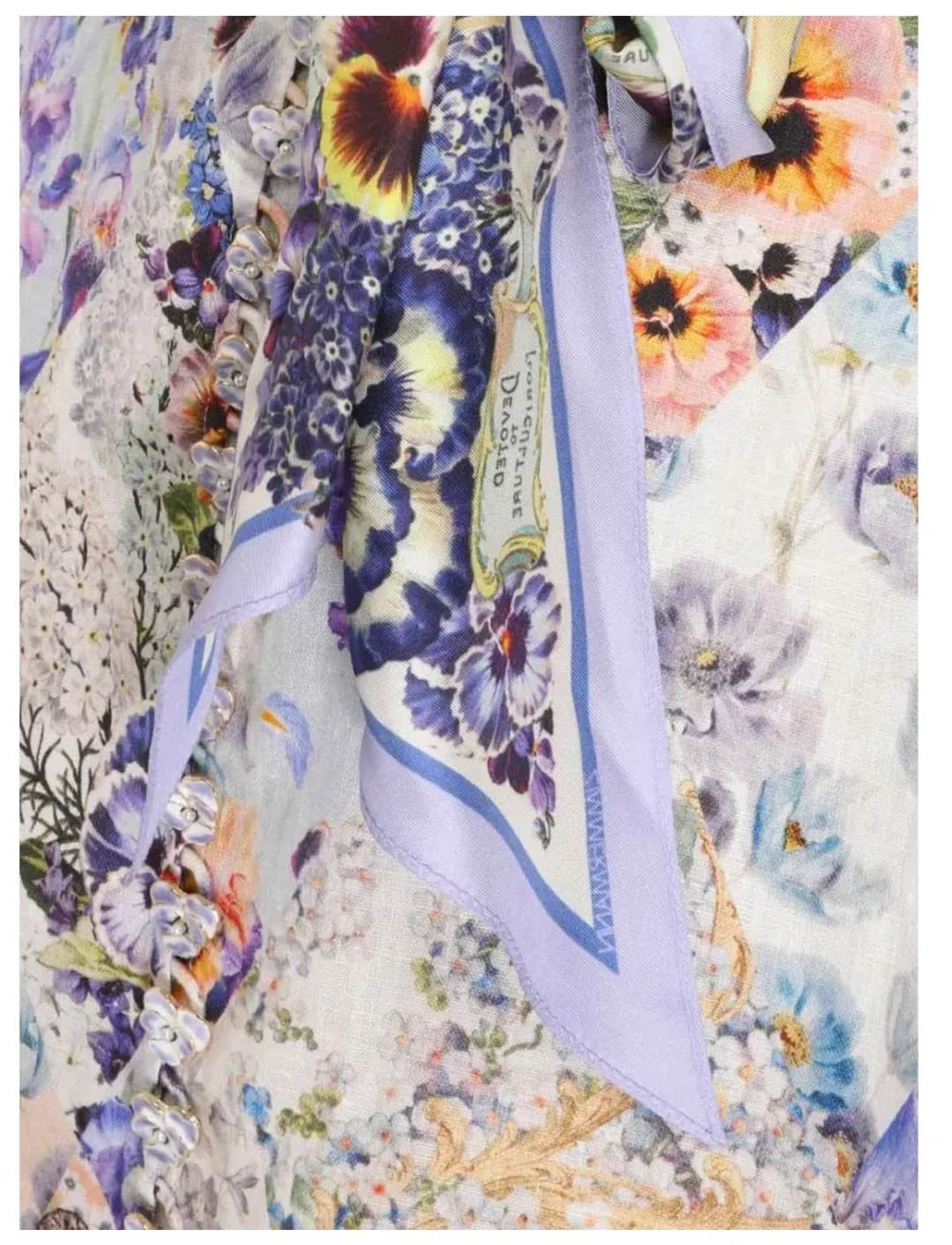 Zimmermann Tama Belted Mini Dress Floral Size 2 / AU 12 for rent on The Volte - main image